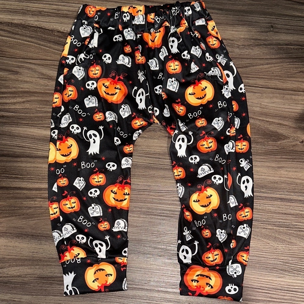 Spooky Boo Ghost and Pumpkin Kids Costume Set - Picture 4 of 5